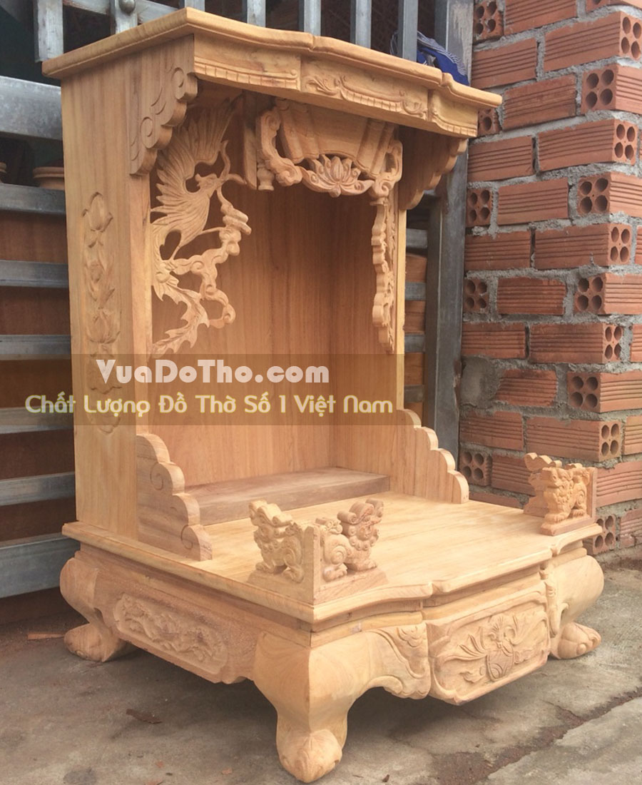 Bàn thờ ông địa thần tài kt ngang 61 x cao 89