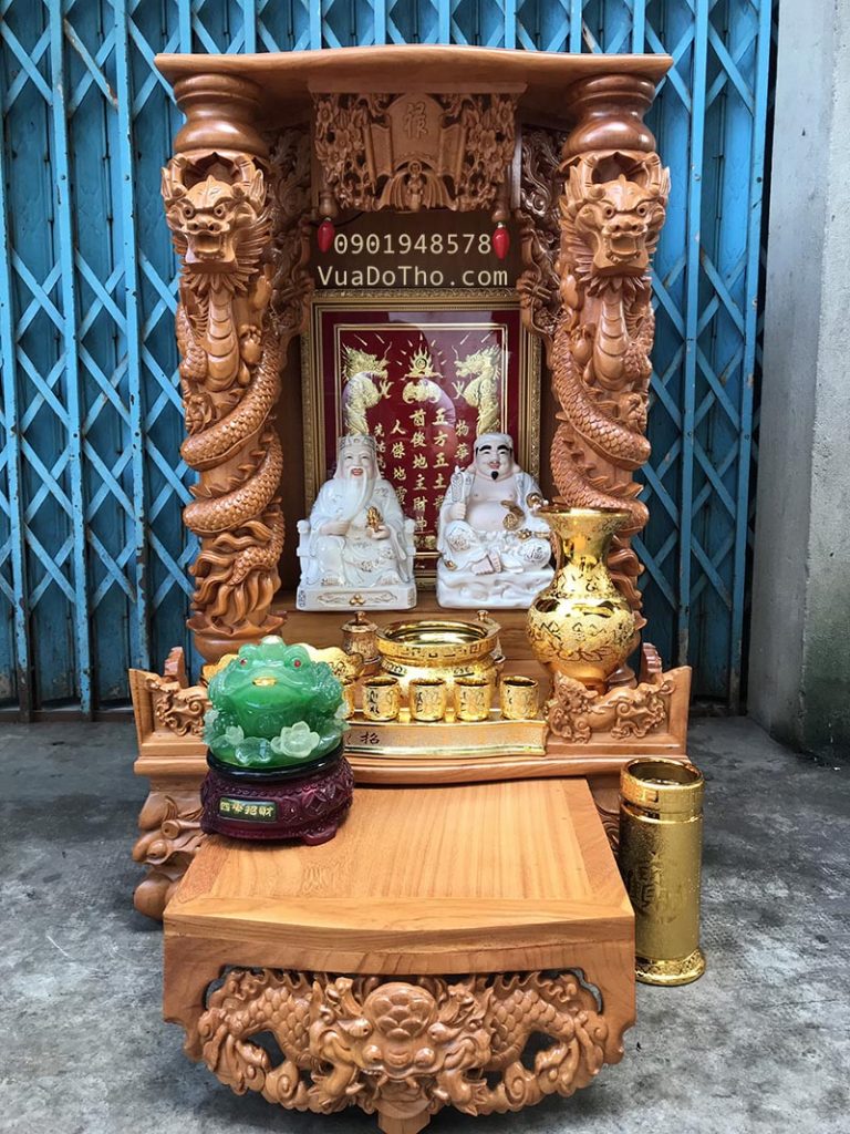 bàn thờ ông địa rồng phách