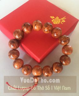 vòng gỗ huyết rồng mix hồ lô