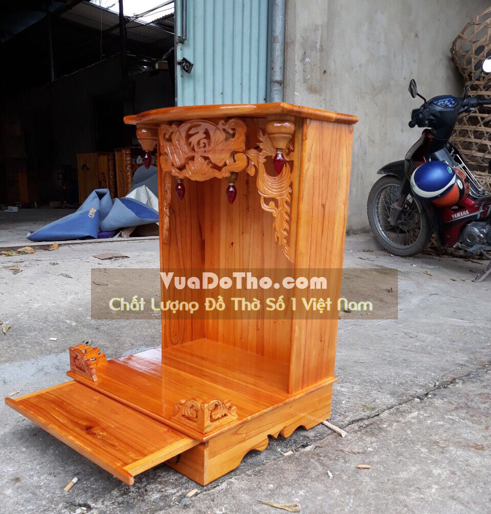 bàn thờ ông địa thần tài gỗ xoan đào