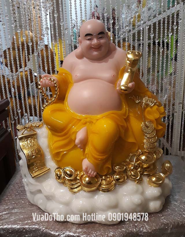 tượng phật di lặc đồng tiền đẹp