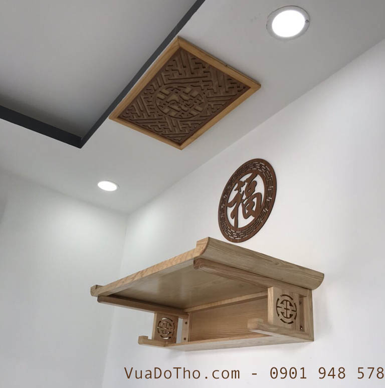 bàn thờ phật treo tường đẹp giá rẻ