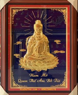 tranh phật quan âm bồ tát đẹp