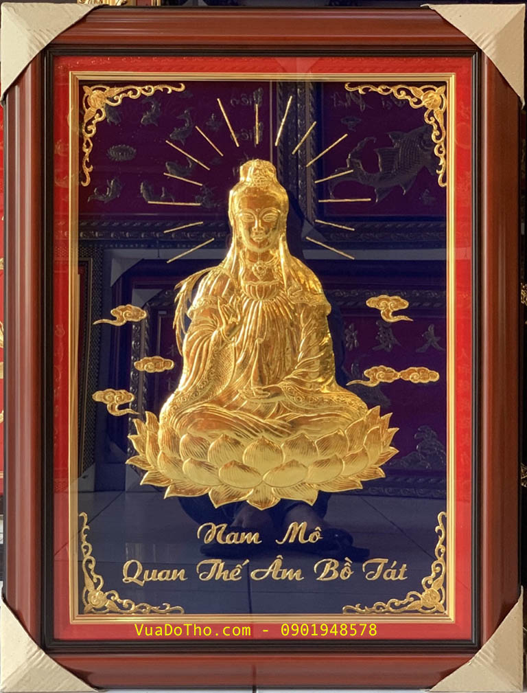 tranh phật quan âm bồ tát đẹp