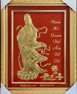 tranh thờ phật quan âm bồ tát